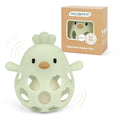 MCGMITT Baby Teething Toys for 3-6 Months, Easy Grasp Silicone Infant Rattle Teether Toy for 0-12 Months, BPA-Free Food Grade Baby Montessori Sensory Toys, Soft Infant Chew Toys for Teething Relief