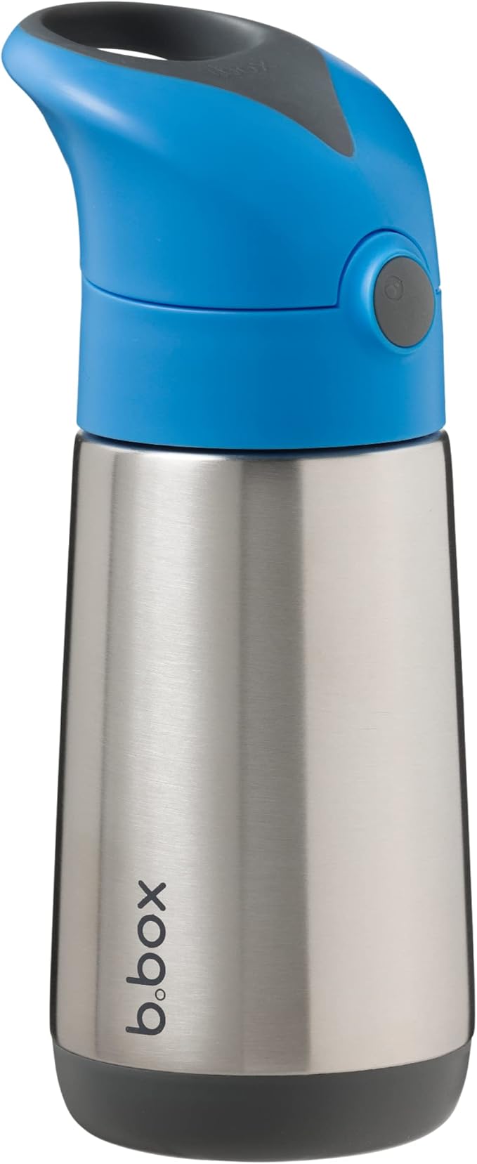 b.box 12 oz Insulated Water Bottle - Keeps Drinks Cold 8 Hours, Warm 6 Hours, Triple Wall Stainless Steel Kids Water Bottle w/Free Flow Silicone Straw, Leakproof & Dishwasher Safe