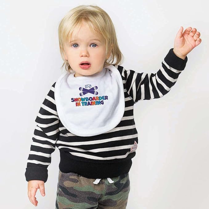 ChalkTalkSPORTS Skiing & Snowboarding Baby & Infant Bibs | Soft Microfiber Ski & Snowboard Baby Bibs