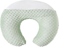 Nursing Pillow and Positioner Breastfeeding and Bottle Feeding, Propping Baby, Tummy Time, Sitting Support, with Removable Polyester Cover, dots Fabric, for Baby Boy Girl(Bay)
