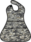 Full Coverage Waterproof Feeding Bib for Toddlers – Extra Long Apron Bib for Mealtime, Self-Feeding, BPA-Free