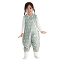 Duomiaomiao 1.5 TOG Toddler Sleep Sack 6-12 Months 100% Cotton Four Season Side Open Zipper Baby Sleep Sack with Feet, Breathable Toddler Wearable Blanket