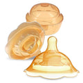 Nipple Shields for Breastfeeding Newborn - 2 Packs,Silicone Nipple Shields Breastfeeding for Baby and Mommy Breast Shell, Nipple Shield,Orange
