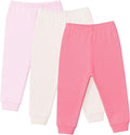 Baby Toddler Joggers Soft Pants for Boys and Girls, 0–24 Months, 2T–4T (3-Pack)
