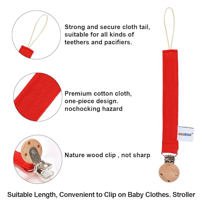 Baby Food Grade Silicone Vechicle Car Teether Toy with Pacifier Clip Holder,Teething Pain Relief Toys Gift Set for 3 Months+ Boys and Girls,Freezer Safe,BPA Free (Fire Truck).