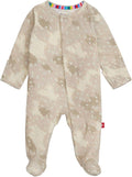 Magnetic Me Girls Modal Magnetic Baby Footie Pajamas | Silky Soft Modal Fabric | Baby Sleepers Available Sizes PRE - 24M