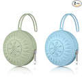 senbowe 2 Pack Silicone Pacifier Holder Case, Newborn Baby Portable Silicone Pacifier Case Cover Pouch for Diaper Bag