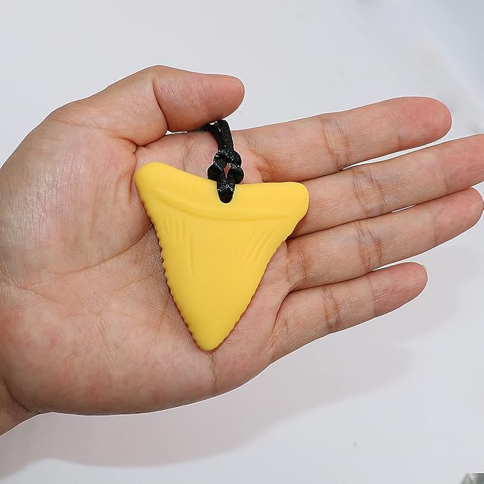 Chew Necklace for Kids Adults, Silicone Chew Toys for Kids Boys Girls with Anxiety Autism ADHD SPD Needs, Autism Sensory Necklaces for Chewing - 6 Pack