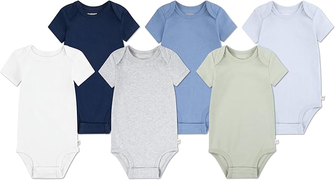HUGGIES Unisex-Baby 6-Pack Basic Bodysuit