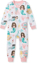 Burt's Bees Baby baby-girls Sleepers, 100% Organic Cotton, One-piece Zip Up Footless Jumpsuit, Snug Fit Pajamas