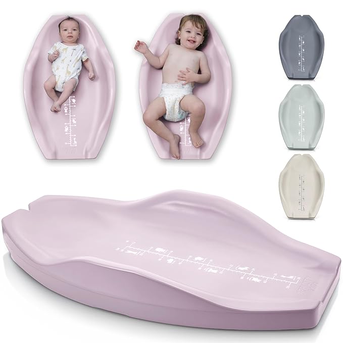 Apricity Baby Diaper Changing Pad – Waterproof Wipe-Clean Foam Changing Mat with Raised Sides, Non-Slip Base & Portable Design, Extra-Large 31.5” × 19.7” for Newborn to Toddler (Pink)