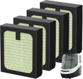 4 Pack HEPA Filter Replacement for Baby Brezza Baby Bottle Washer Pro, High Performance Filtration for Air Cleaner Dust