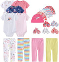 Kiddiezoom Newborn Baby Girl Boy Clothes Baby Outfits Pants Bodysuits Gifts Set Layette Set 0-3 Months