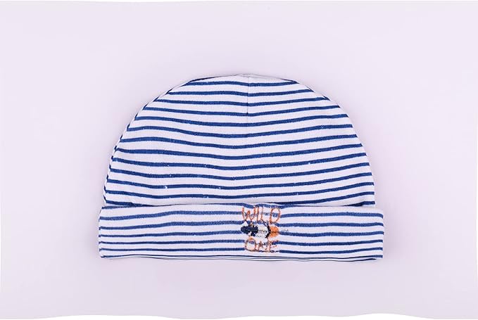 Baby Hat and Mittens Set Newborn Baby Hats Caps for Baby Boys Girls 0-6 Months 100% Cotton