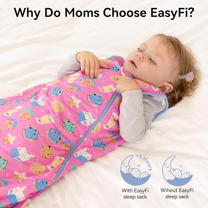 Rayon Made from Bamboo Sleep Sack 12-18 Months Supersoft Toddler Sleep Sack 1.0 Tog Baby Wearable Blanket with 2-Way Zipper Unisex Sleeping Bag for Babies