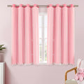 XiDi Pink Curtains for Bedroom Decor, Baby Pink Kids Blackout Curtains for Girls Room, Princess Unicorn Wall Decor Set of 1 Panel, Pink42/54/1