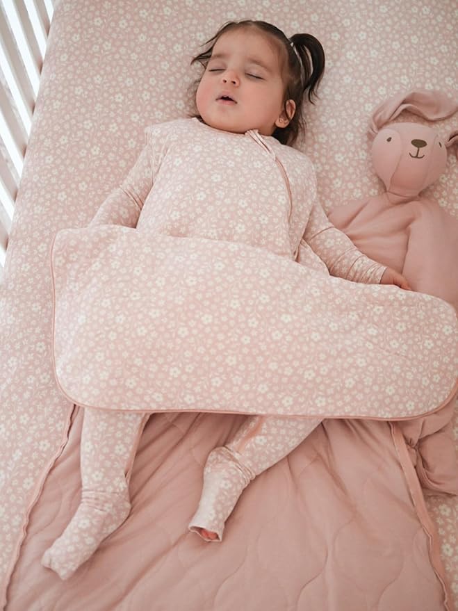 GUNAMUNA günamüna Unisex Baby, Toddler Wearable Blanket, Sleeping Bag Bamboo Rayon, Sleep Sack with Diaper Zipper, 1.0 TOG