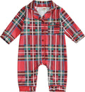 Balaflyie Baby Girl Button Down Pajamas Romper One-Piece Jumpsuit Long Sleeve Sleeper Infant Sleepwear