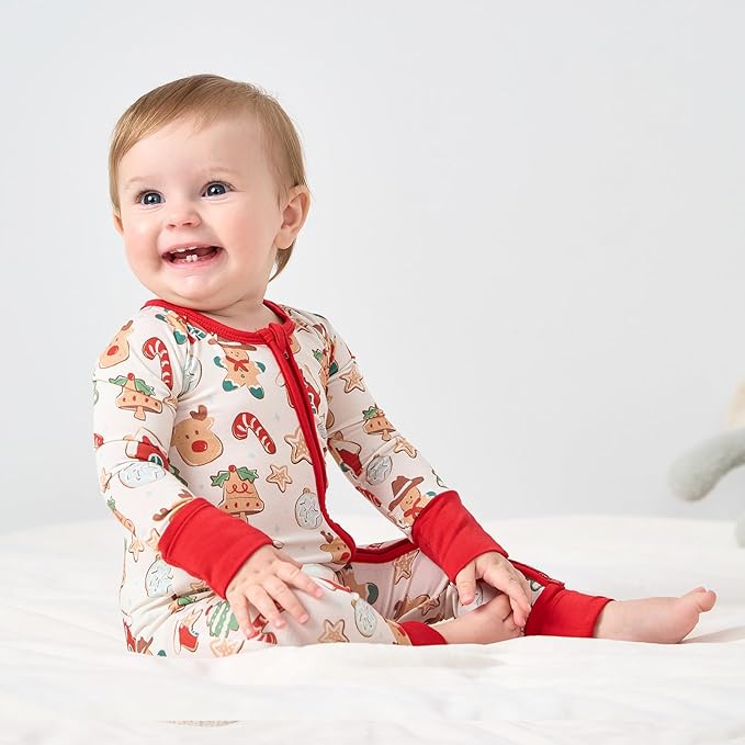 pureborn Baby Infant Boys Girls Sleeper Snug Fit Viscose from Bamboo Pajamas 0-24 Months
