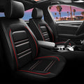 Seat Cover for Dodge Journey 2009-2020 | Car Seat Covers Front Seats, Waterproof Seat Protectors, Automotive Front Seat Covers (Front Seat, Black&Red Line)