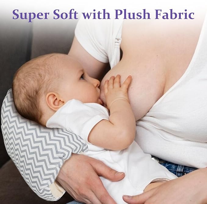 Baby Nursing Arm Breastfeeding Pillow, Breast Feeding Pillows for Babies, Bottle Feeding Travel Pillows for Newborn