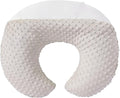 Nursing Pillow and Positioner Breastfeeding and Bottle Feeding, Propping Baby, Tummy Time, Sitting Support for Baby Boy Baby Girl, with Removable Dots Cover (Sand, 22 X 17.7 X 5.9 Inch)