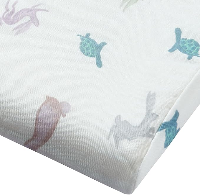 Nest Designs Toddler Pillow with Bamboo Viscose Pillowcase - The Tortoise & The Hare, Small