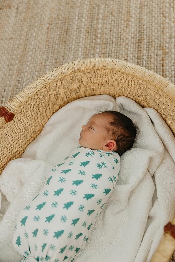Copper Pearl Baby Swaddle Blanket - Premium Knit Baby Blanket, Large Soft Stretchy Receiving Blankets for Baby Boy and Girl, Swaddles for Newborn, Infant, and Toddler (Alps)