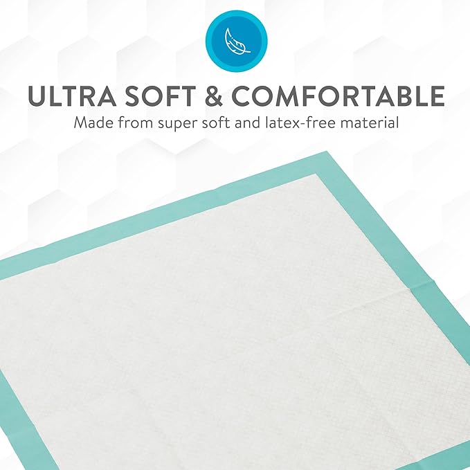 Inspire Extra Large Super Absorbent Disposable Bed Pads for Incontinence Ultra Thick and Absorbent Bed Pads Disposable Adult | Puppy Pads | Pee Pads for Adults (36" X 36" Pack of 50)