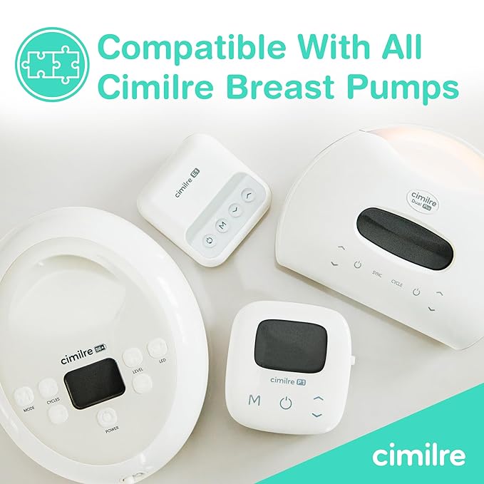 Cimilre 19MM Breast Milk Collection Kit, Double Pumping Breast Milk Collector Kit to Store Breast Milk, Includes Breast Shields, Valves, Backflow Protectors & Bottles