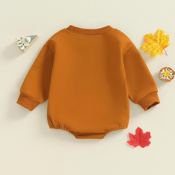 VISGOGO Newborn Infant Baby Boy Girls Oversized Romper Little Dude Sweater Onesie Coming Home Outfit Neutral Clothes