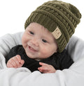 Funky Junque Baby Winter Hat – Cute Newborn Hats, Cozy Warm Infant Beanie, Soft Knit Stocking Stuffer for Babies 0–12 Months