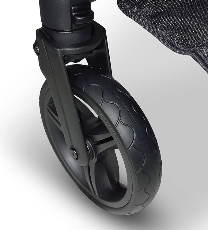 Venice Child Midnight Ventura Single to Double Sit-and-Stand Stroller & 2nd Toddler Seat (Package # 3)