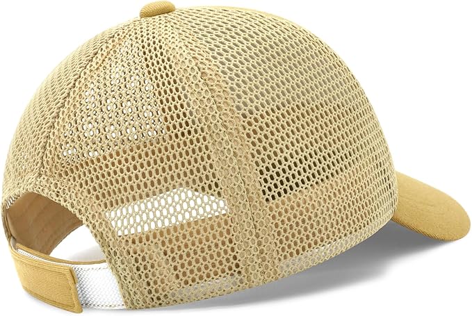 qikqik Baby Baseball Cap Toddler Baseball Hat with Mesh Infant Sun Hat UPF 50+ Baby Ball Cap Toddler Girl Hats Kids Hat Boys