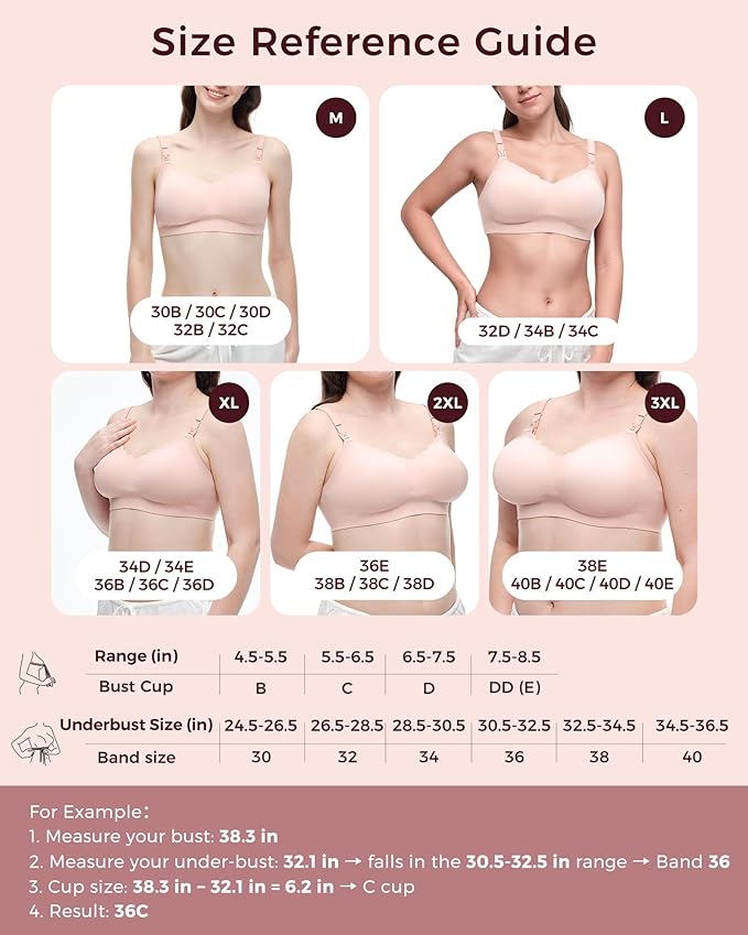 Momcozy 4-in-1 Pumping Bra Hands Free for All-Day Wear, Breast Pump Bra with Cooling Fabric Jelly Strip Support Nursing Bra