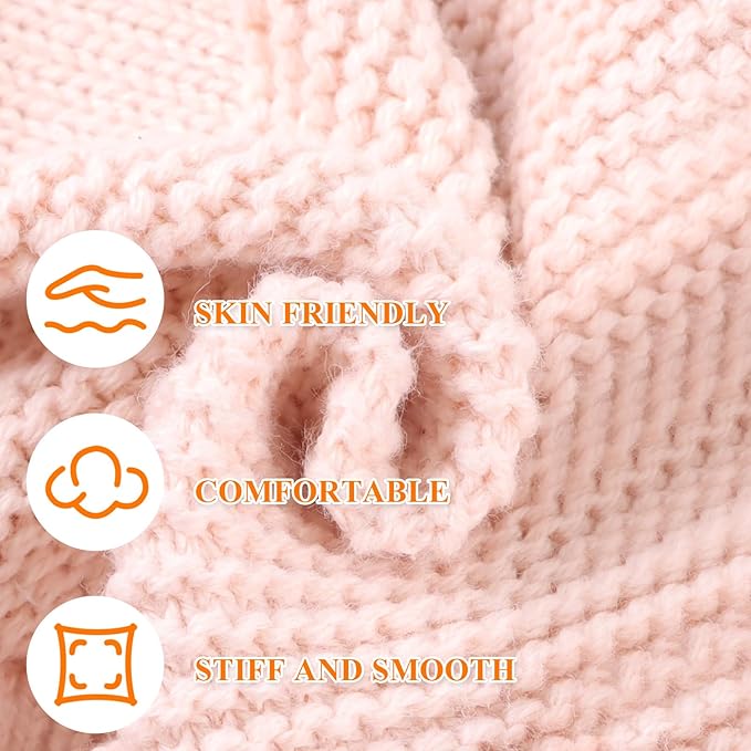 JANGANNSA Basic Winter Baby Boys Beanie Pompom Knitted Girls Hat Kids Earflap Beanies Warm Infant Toddler Hats