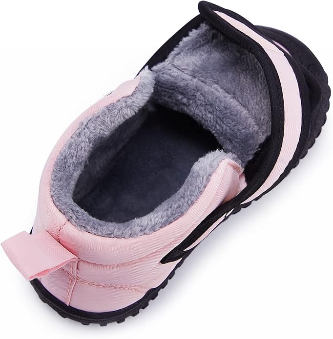 BMCiTYBM Toddler Baby Snow Boots Winter Shoes Boys Girls Cold Weather Baby Faux Fur Shoes