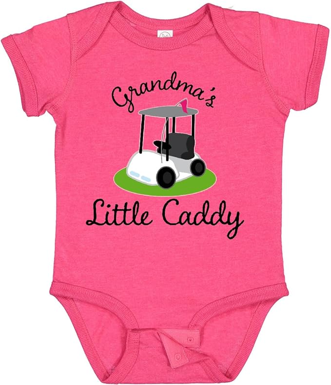 inktastic Grandma's Little Caddy Golf Baby Bodysuit