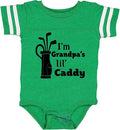 inktastic I'm Grandpa's Lil' Caddy- Golf for Kids Baby Bodysuit