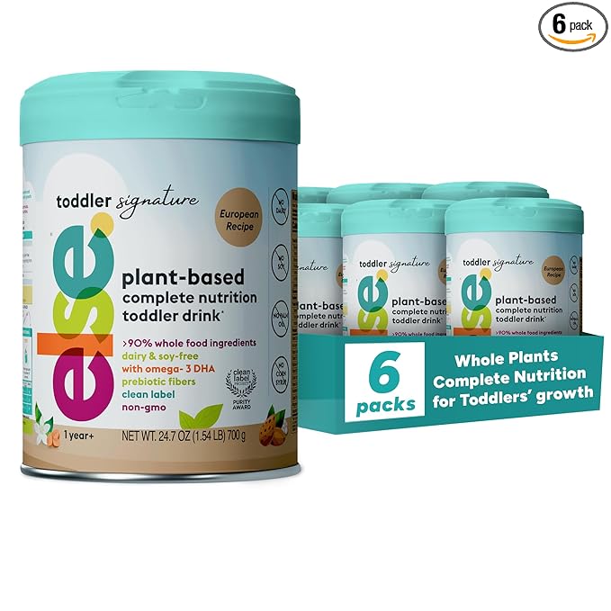 Else Nutrition Signature Toddler Formula – Made in Europe, Premium Toddler Formula 12-36 months, Plant-Based, Dairy-Free, Lactose-Free Baby Formula, European Recipe | (Pack of 6)