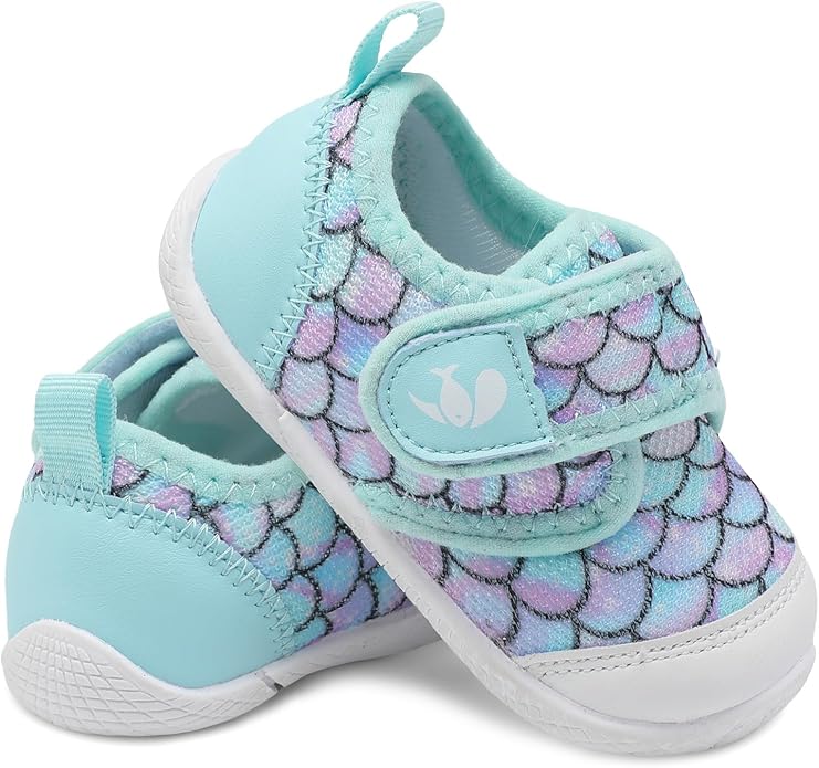 FEETCITY Baby First Walking Shoes Boys Girls Infant Sneakers Crib Shoes Breathable Lightweight Slip On Shoes