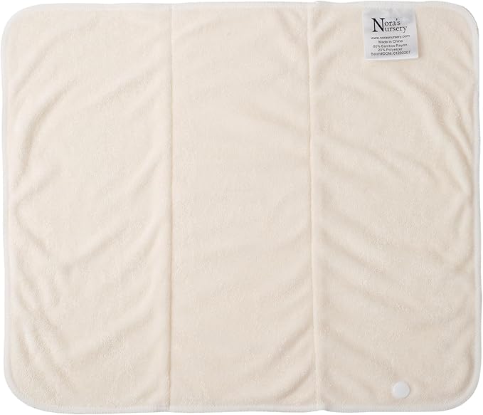 7 Pack Cloth Diaper Prefold Inserts with Snap - 2-4-2 Layers - Reusable and Absorbent - 13" x 15" Perfect for Any Diaper - Nora's Nursery