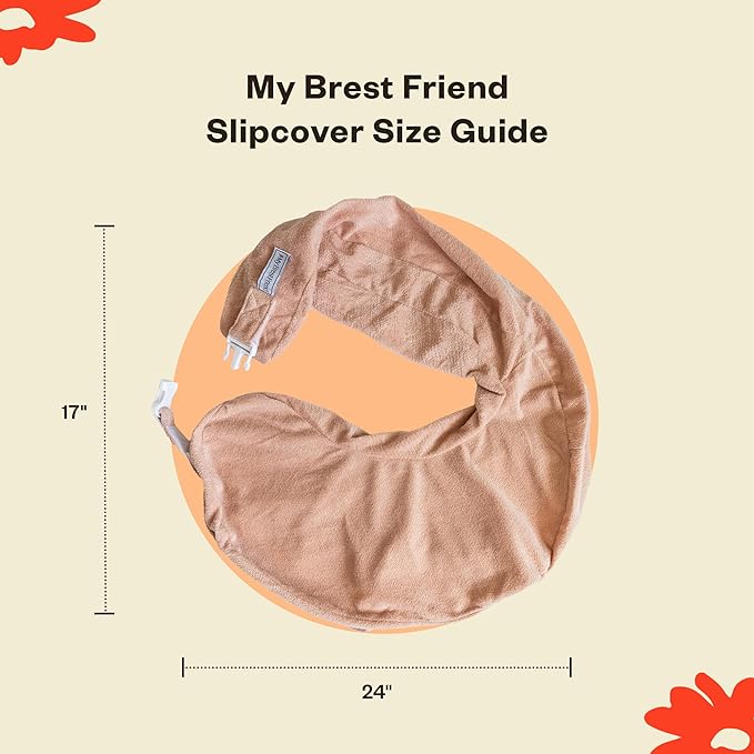 My Brest Friend Nursing Pillow - Deluxe - Enhanced Comfort w/ Slipcover - Ergonomic Breastfeeding Pillow For Ultimate Support For Mom & Baby - Adjustable Pillow W/ Handy Side Pocket, Aqua