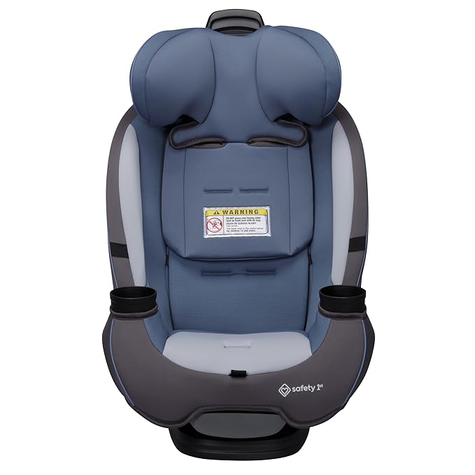Safety 1st Grow and Go All-in-One Slim Convertible Car Seat, Rear Facing, 5-40 lbs, Forward Facing (30–65 lbs), High Back Booster Seat 40-100 pounds, Alaskan Blue