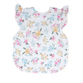 BapronBaby Flutter Pastel Floral Bapron - No Neck Tie Safer Bib for Baby & Toddler - Soft Waterproof Stain Resistant - Machine Washable - Sz Preschool 3-5yrs