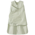HALO 100% Cotton Sleepsack Swaddle, 3-Way Adjustable Wearable Blanket, TOG 1.5, Sage, Newborn, 0-3 Months