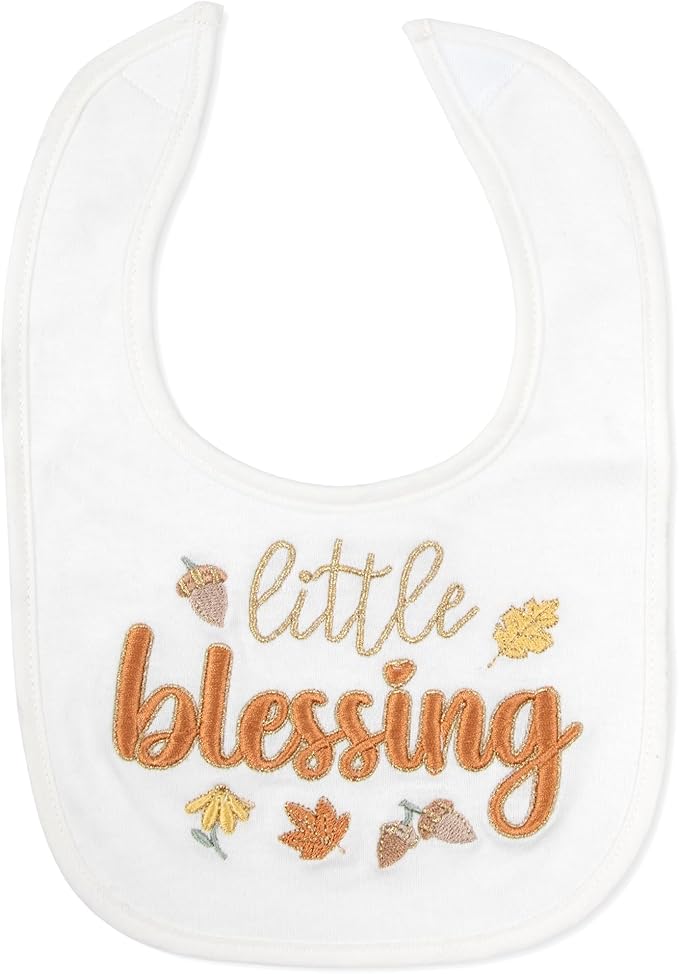 Baby Bib, Booties & Headwear Gift Set – 3 Piece Outfit for Boys & Girls – Halloween, Fall, Thanksgiving, Football & Christmas