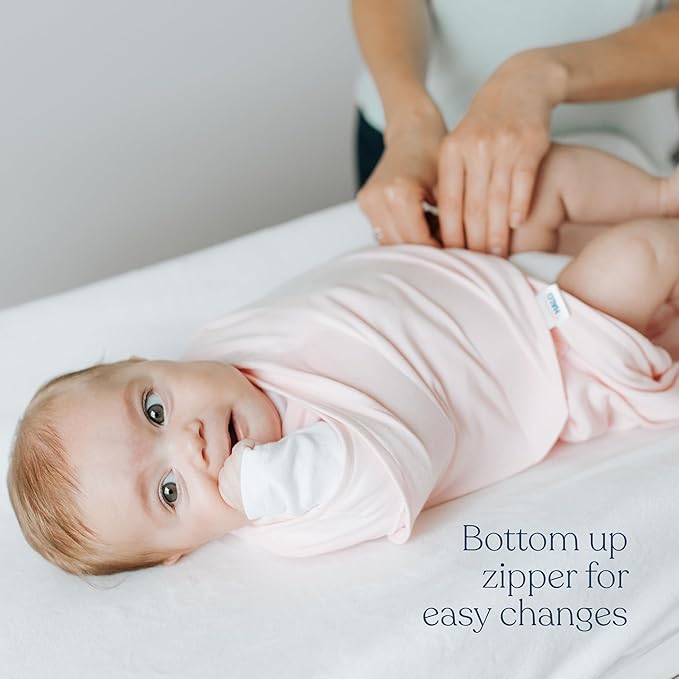 HALO 100% Cotton Sleepsack Swaddle, 3-Way Adjustable Wearable Blanket, TOG 1.5, Birds, Newborn, 0-3 Months