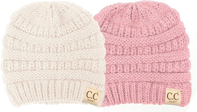 Funky Junque Baby Winter Hat – Cute Newborn Hats, Cozy Warm Infant Beanie, Soft Knit Stocking Stuffer for Babies 0–12 Months