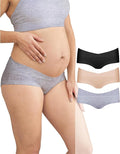 Intimate Portal Maternity Underwear Cotton Pregnancy Postpartum Panties Under the Bump Boyshort Briefs